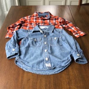 3T Button down shirts